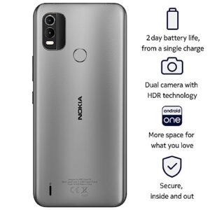 Nokia C21 Plus | Android 11 (Go Edition) | Unlocked Smartphone | 2-Day Battery | Dual SIM | 2/64GB | 6.52-Inch Screen | Charcoal