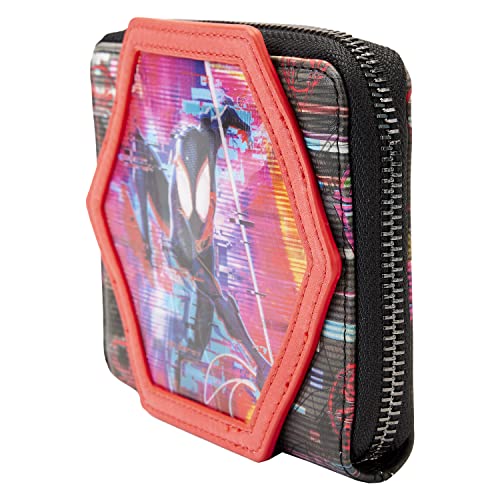 Loungefly Marvel Across the Spider-Verse Lenticular Zip Around Wallet