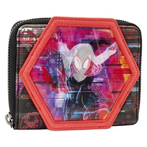 Loungefly Marvel Across the Spider-Verse Lenticular Zip Around Wallet