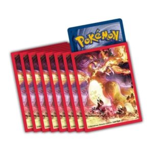 pokemon - charizard vmax card sleeves - deck protectors - x65 - ultra premium collection exclusive