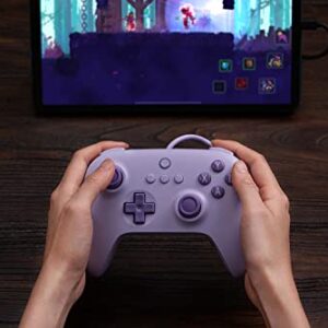 8Bitdo Ultimate C Wired Controller for Windows PC, Android, Steam Deck & Raspberry Pi (Lilac Purple)