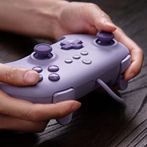 8Bitdo Ultimate C Wired Controller for Windows PC, Android, Steam Deck & Raspberry Pi (Lilac Purple)