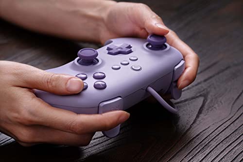 8Bitdo Ultimate C Wired Controller for Windows PC, Android, Steam Deck & Raspberry Pi (Lilac Purple)