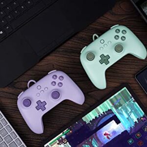 8Bitdo Ultimate C Wired Controller for Windows PC, Android, Steam Deck & Raspberry Pi (Lilac Purple)