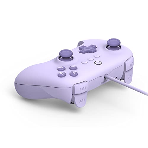 8Bitdo Ultimate C Wired Controller for Windows PC, Android, Steam Deck & Raspberry Pi (Lilac Purple)