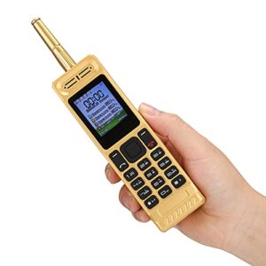 SYH&AQYE Retro Brick Cellphone, Multifunction Unlocked Big Button Mobile Phone with Four Card Slots, 1.77 Inches Main Screen, Support up to 32GB ROM, 4500mAh Battery for Home Living Room (Gold)