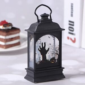 VOSAREA Outdoor Lantern LED Lanterns Ramadan Lantern LED Lights for Halloween LED Candle Lamp Simulation Candle Flame Lamp Festival Party Ornament Simulation Flame Light Fall Snow Globe