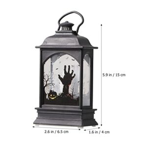 VOSAREA Outdoor Lantern LED Lanterns Ramadan Lantern LED Lights for Halloween LED Candle Lamp Simulation Candle Flame Lamp Festival Party Ornament Simulation Flame Light Fall Snow Globe