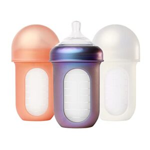 Boon NURSH Reusable Silicone Baby Bottles & NURSH Reusable Silicone Baby Bottles & NURSH Reusable Silicone Baby Bottles