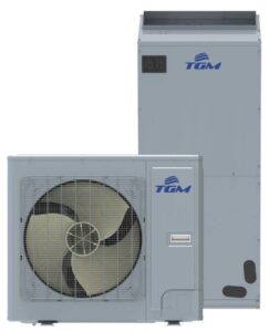 3 ton 18 seer heat pump inverter split system condenser, air handler, heater