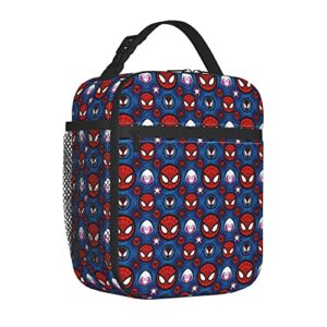 kknqrz lunch bag for boys insulated lunch box reusable prepare superhero lunch box for meal school travel tote daily storage
