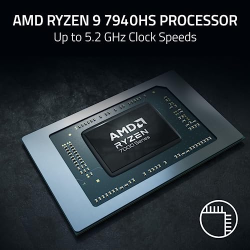 Razer Blade 14 Gaming Laptop (2023): AMD Ryzen 9 7940HS CPU - NVIDIA GeForce RTX 4060 GPU - 14" 16:10 QHD+ 240Hz -16GB DDR5 RAM - 1TB SSD - Windows 11 - Vapor Chamber Cooling - Chroma RGB