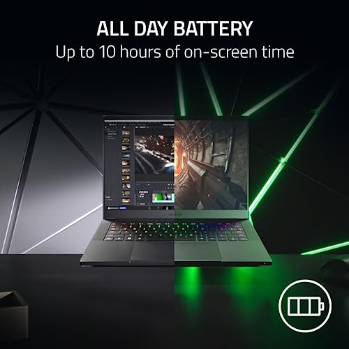 Razer Blade 14 Gaming Laptop (2023): AMD Ryzen 9 7940HS CPU - NVIDIA GeForce RTX 4060 GPU - 14" 16:10 QHD+ 240Hz -16GB DDR5 RAM - 1TB SSD - Windows 11 - Vapor Chamber Cooling - Chroma RGB