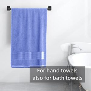 Bathroom Towel Bar, 24 Inch Towel Racks for Bathroom Wall Mounted, Heavy Duty Bath Hand Towel Holder Organizer, Modern Home Decor Towel Rod Bathroom Hardware Accessories, Matte Black Single Bar