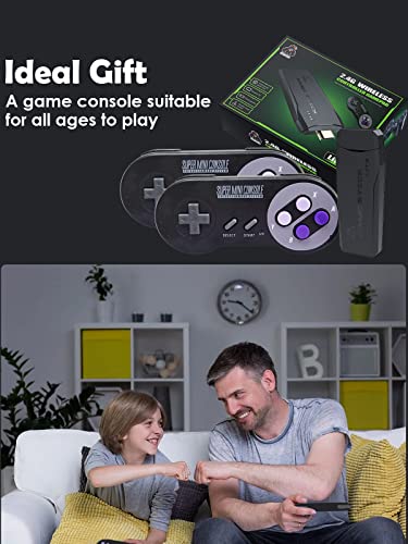 Fadist Retro Game Console, Built in 15000 Classic Games, 4K HD Output,with 2 Ergonomics Controllers, Plug and Play Game Console, Ideal Gift for Kids, Adult, Friend, Lover