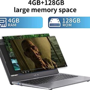 SGIN 15.6 Inch Laptop, 4GB DDR4 128GB SSD Windows 11 Laptops with Intel Celeron Quad Core J4105(up to 2.5 GHz), Intel UHD Graphics 600, Mini HDMI, WiFi, Webcam, USB3.0, Bluetooth 4.2