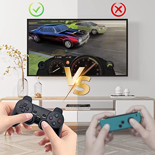 Retro Game Console,4K HDMI Output,Plug and Play Video Game Stick Built in 7000+ Games,8 Classic Emulators, with Dual 2.4G Wireless Controllers