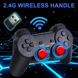 Retro Game Console,4K HDMI Output,Plug and Play Video Game Stick Built in 7000+ Games,8 Classic Emulators, with Dual 2.4G Wireless Controllers