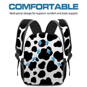 Genhuyiz Kids Backpacks for School Trips and Outdoor Activities Backpacks for Boys and Girls Perfect for Boys and Girls in Preschool Kindergarten and Elementary School 16 Inches (Cow Print)