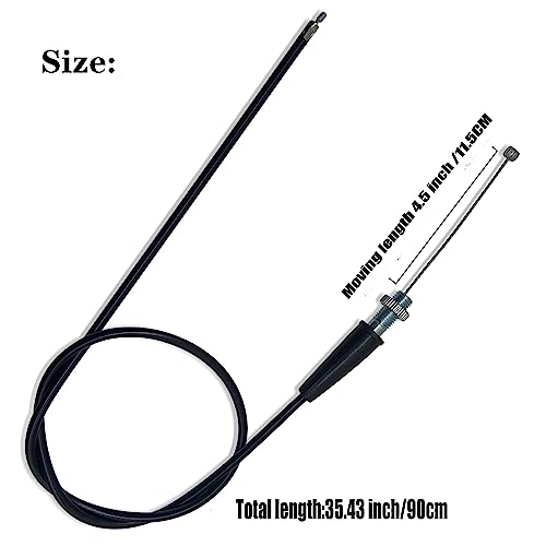 NZZLXKFJ 35.43" Throttle Cable for SSR 125 Roketa SDG NST 50cc 70cc 110cc 125cc Baja Dirt Runner X250 DR50 DR70 DR90 Tao Tao Coolster Apollo RFZ Dirt Bike Go Kart。