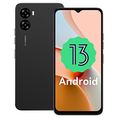 UMIDIGI Unlocked Smartphones G3, Android 13 Unlocked Smartphone, Dual Sim 4G LTE Mobile Phone, 7G(4G+3G)+64GB(1TBG Expandable), 6.52" HD+ Night Mode，5150mAh, GSM Unlocked Cell Phone