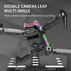 Mini Drone with Dual 4K HD Camera for Adults Kids Beginner, Foldable Mini Pocket Drone 2.4G WiFi FPV Live Video Hold Headless Mode RC Quadcopter Drone Gifts for Boys Girls