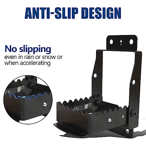 ATV Passenger Foot Rest Four Wheeler Rear Rest Foot Pegs for polaris Sturdy and foldable ATV pegs Compatible for Sportsman Scrambler Foreman Fourtrax