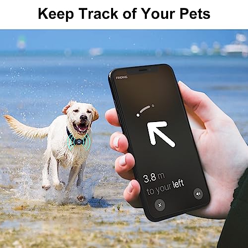 SZJCLTD Waterproof Airtag Dog Collar Holder (2 Pack), Protective Anti-Lost Airtag Case for GPS Dog Tracker, Silicone Airtag Cat Collar Dog Airtag Holder for Pets(Black/White)