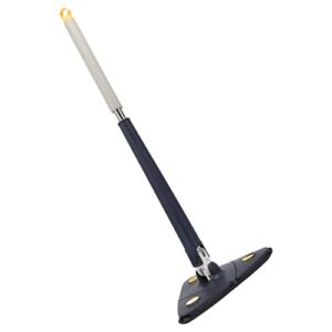 extendable triangle mop, 360 rotatable adjustable cleaning mop wall mop wall cleaner wall scrubber for home bathtub floor wall