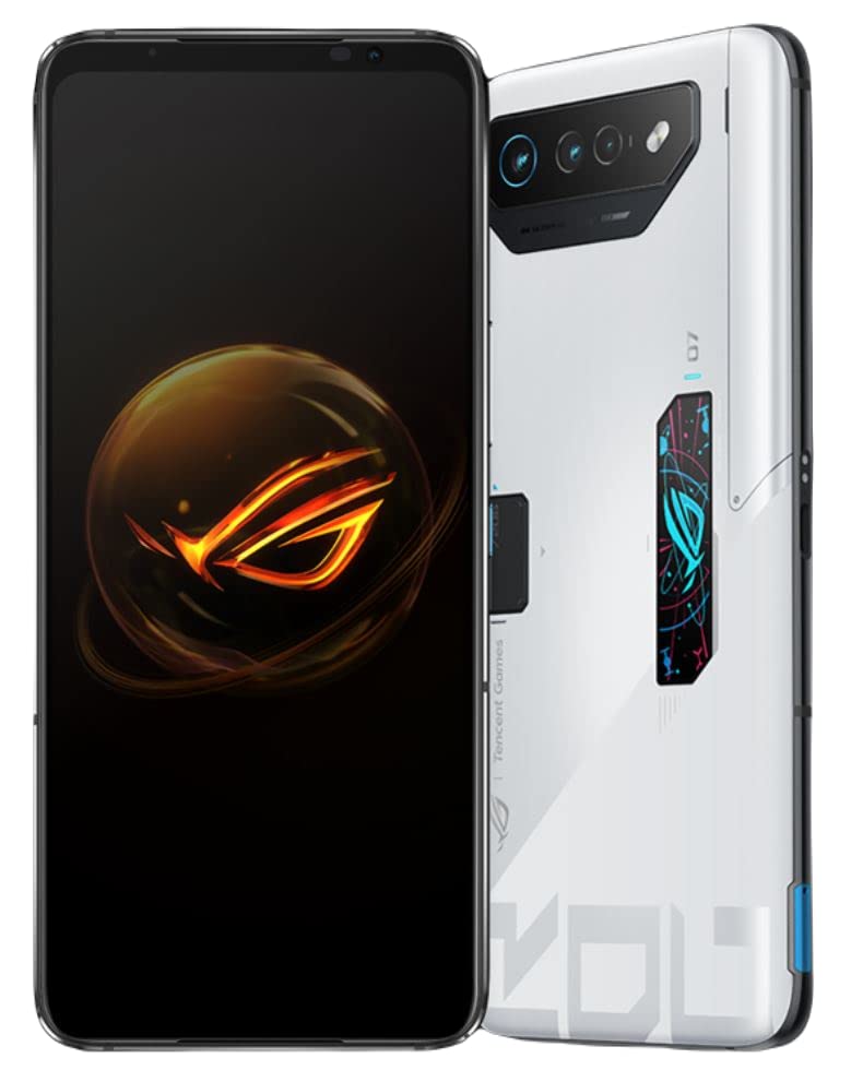 ASUS ROG Phone 7 Pro 5G Dual 512GB 16GB RAM Cooler Fan 7, Factory Unlocked (GSM Only | No CDMA - not Compatible with Verizon/Sprint) Tencent Version - White