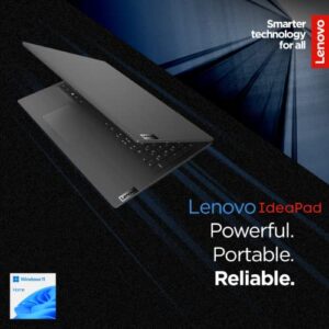 Lenovo IdeaPad, 8GB RAM, 256GB SSD, AMD Dual-core Processor, 15.6 Inch HD Anti-Glare Display, Long Battery Life Up to 9.5Hr, HDMI, SD Card Reader, Windows 11, 1 Year Microsoft 365