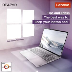 Lenovo IdeaPad, 8GB RAM, 256GB SSD, AMD Dual-core Processor, 15.6 Inch HD Anti-Glare Display, Long Battery Life Up to 9.5Hr, HDMI, SD Card Reader, Windows 11, 1 Year Microsoft 365