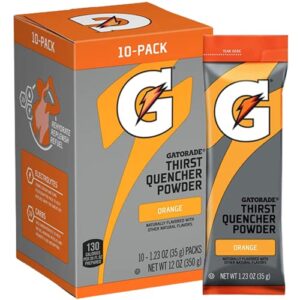 Gatorade Thirst Quencher Powder Packets Orange Flavor - Pack of 3 (30 Counts in total) by SUPREME BOX