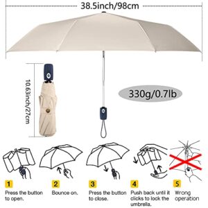 FDJASGY Color UV Protection Glue Coating Compact Folding Travel Parasols and Sun Umbrellas Auto Open Close Windproof Anti-UV Umbrella Blocking UV 99.98%