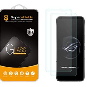 Supershieldz (2 Pack) Designed for Asus Rog Phone 7 5G and ROG Phone 7 Ultimate Tempered Glass Screen Protector, Anti Scratch, Bubble Free