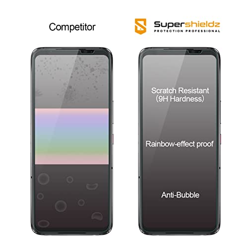 Supershieldz (2 Pack) Designed for Asus Rog Phone 7 5G and ROG Phone 7 Ultimate Tempered Glass Screen Protector, Anti Scratch, Bubble Free