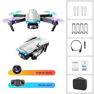 Mini Drone Rc Drones with Camera for Adults, Flying Toys with Color LED Lights, Headless Mode, 4K HD Fpv Camera, Fl-ow Localization, Drones for Kids 8-12, Rc Plane Helicopters Cool Stuff