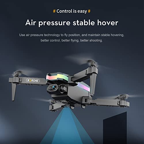 Mini Drone Rc Drones with Camera for Adults, Flying Toys with Color LED Lights, Headless Mode, Daul 4K HD Fpv Camera, 3-level Flight Speed, Drones for Kids 8-12, Rc Plane Helicopters Cool Stuff