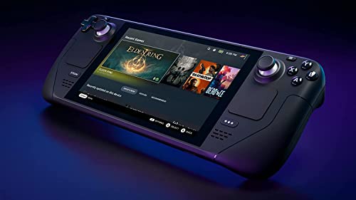 Valve Steam Deck 256GB Handheld Gaming Console with Carring case, Tempered Film and Soft Silicone Protective Case