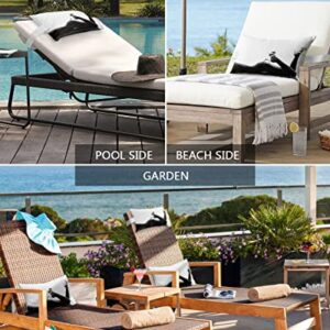 Chaise Lounge Head Resting Pillows The Shadow of Sexy Lady with High Heels Outdoor Lumbar Pillows Waterproof Patio Furniture Pillow with Insert Adjustable Elastic Stripe for Recliner Beach Chairs