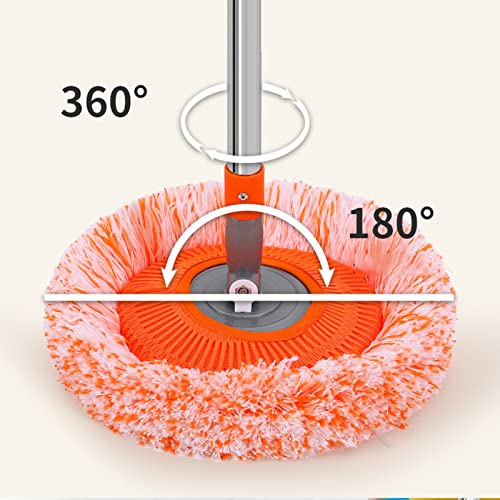 Mops for Floor Cleaning, 360 Rotatable Adjustable Cleaning Mop Lazy Cleaning Mop,Adjustable Length,Mop Soft Wet and Dry Dust Mop Cleaner for Floor Wall Ceiling Windows