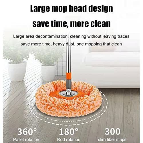 Mops for Floor Cleaning, 360 Rotatable Adjustable Cleaning Mop Telescopic Rod Coral Fleece Mop Ceiling Floor Dust Wiper Wall Lazy Mop Mop Cleaning Tool Stainless Steel Rod Window Cleaner