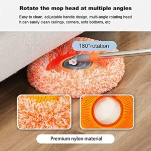 Mops for Floor Cleaning, Cleaning Mop 360 Degree Rotatable Adjustable Microfiber Extendable Wall Cleaning Mop with Long Handle Microfiber Dry and Wet Dust Mop Cleaner with Mop Cloth for Floor Ceiling