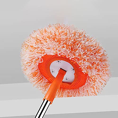 Mops for Floor Cleaning, Cleaning Mop 360 Degree Rotatable Adjustable Microfiber Extendable Wall Cleaning Mop with Long Handle Microfiber Dry and Wet Dust Mop Cleaner with Mop Cloth for Floor Ceiling