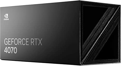 NVIDIA GeForce RTX 4070 Founder's Edition (FE) Graphics Card - Titanium and Black (900-1G141-2544-000)