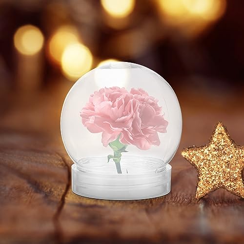 Yardwe 10pcs DIY Snow Globe Water Globe Clear Plastic Water Globe Jar with Screw Off Cap for DIY Crafts Customization Home Decoration Gifts