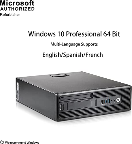 HP Z240 SFF Workstation Desktop PC, Intel Core i5-6500 up to 3.40GHz Processor, 16GB DDR4 RAM, 512GB SSD, HDMI, WiFi & Bluetooth, USB 3.0, Windows 10 Pro (Renewed)