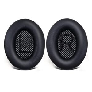 replacement ear pads for bose quietcomfort 15/quietcomfort 25(qc15/ 25), headphone ear covers with memory foam, soft leather, adaptive bose noise cancelling headphones replacement earpads cushions