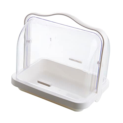 DOITOOL Box Cake Container Portable Cup Tray Organizer for Kitchen Cabinet Nursing Bottle Organizer Feeding Bottle Drying Racks Portable Bottle Organizer Flipping Cover Box Drying Box