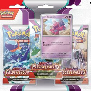 Pokemon TCG: Pokemon Scarlet and Violet 2 Paldea Evolved 3 Pack Blister (Random Promo)